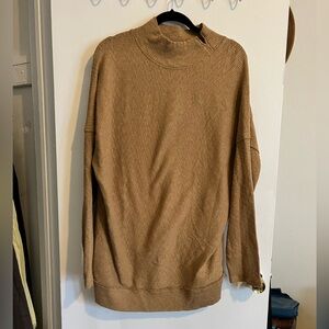 We The Free Brown Turtleneck Sweater Dress